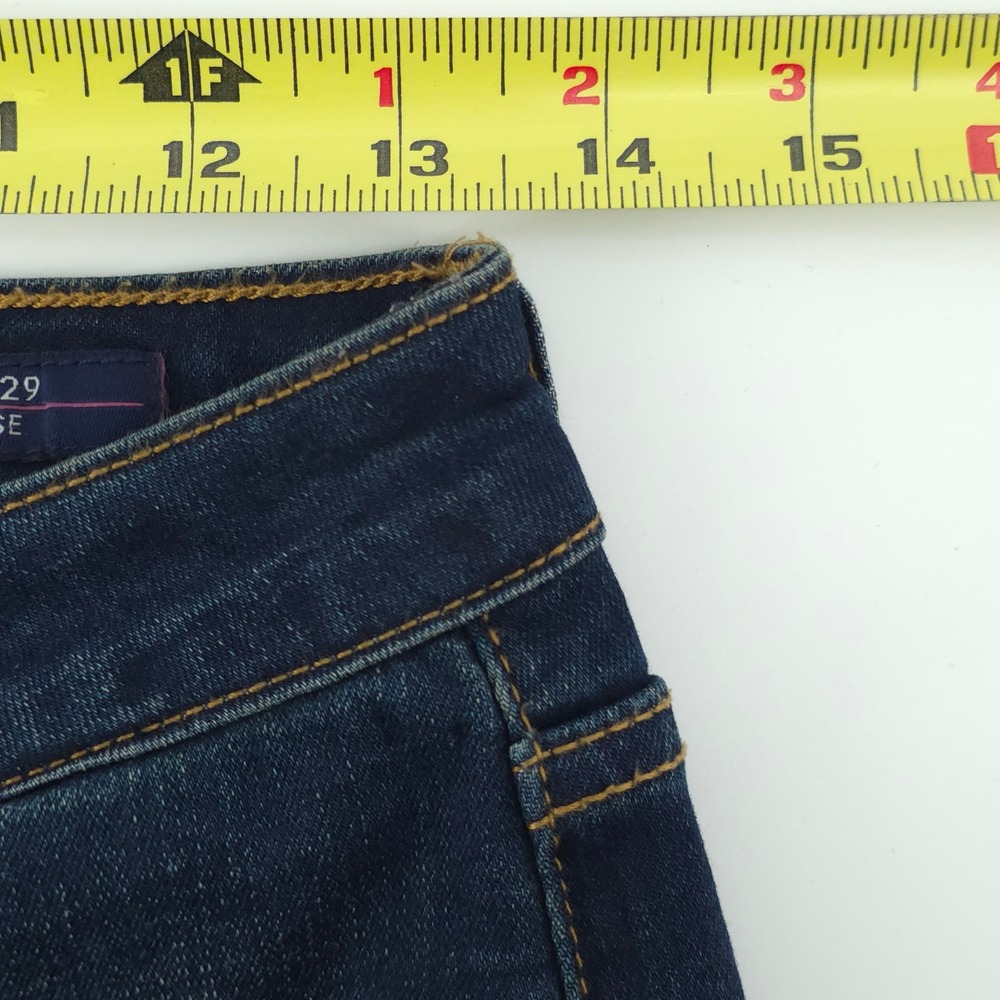 Vigoss‎ Womens Jeans Ace Super Skinny W26 L29 Dark Wash Distressed High Rise - Picture 8 of 10